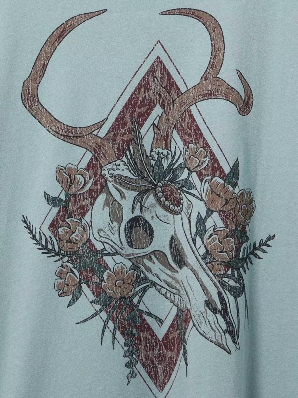 TORRID Deer Skull muscle tee shirt size women’s 3X(Torrid size 3)